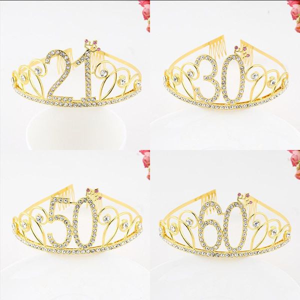 hair clips & barrettes 2021 wholesale birthday crown 60 number headband bridal banquet rhinestone accessories alloy women, Golden;silver
hair clips & barrettes 2021 wholesale birthday crown 60 number headband bridal banquet rhinestone accessories alloy women, Golden;silver