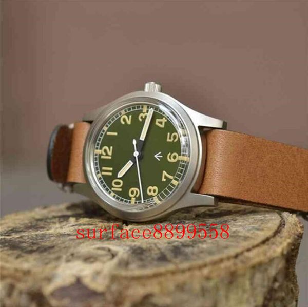 36mm classic retro pilot automatic mechanical watch waterproof luminous stainless steel sapphire glass self-winding men's, Slivery;brown
36mm classic retro pilot automatic mechanical watch waterproof luminous stainless steel sapphire glass self-winding men's, Slivery;brown