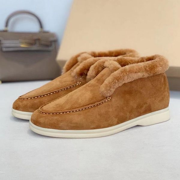 boots flat high wool snow women kid suede round toe fur collar comfortable winter shoes female warm ankle botas 2021, Black
boots flat high wool snow women kid suede round toe fur collar comfortable winter shoes female warm ankle botas 2021, Black