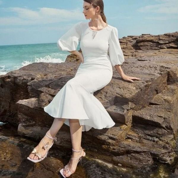 casual dresses women puff sleeve dress elegant evening party bodycon midi vestido 2021 autumn fashion female robes outfits, Black;gray
casual dresses women puff sleeve dress elegant evening party bodycon midi vestido 2021 autumn fashion female robes outfits, Black;gray