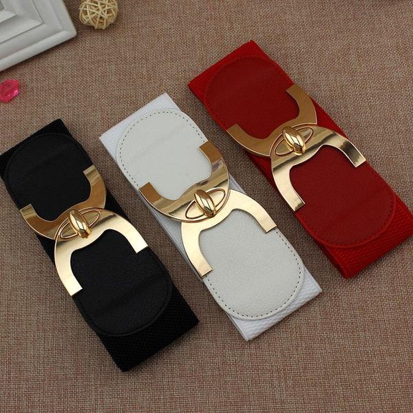 belts 65cm female rotating lock waistband wide elastic belt for women band waist stretch cinch dress coat clothing decorations, Black;brown
belts 65cm female rotating lock waistband wide elastic belt for women band waist stretch cinch dress coat clothing decorations, Black;brown