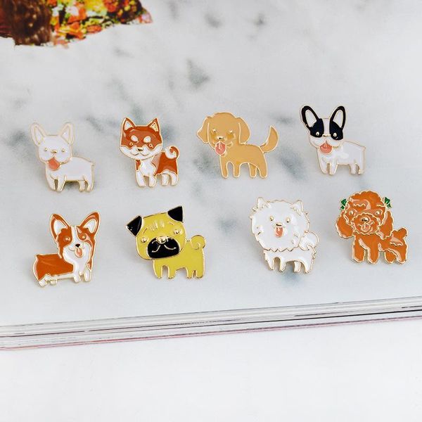 pins, brooches summer fashion products cartoon cute two hugo teddy dog shape brooch trend small jewelry alloy, Gray
pins, brooches summer fashion products cartoon cute two hugo teddy dog shape brooch trend small jewelry alloy, Gray