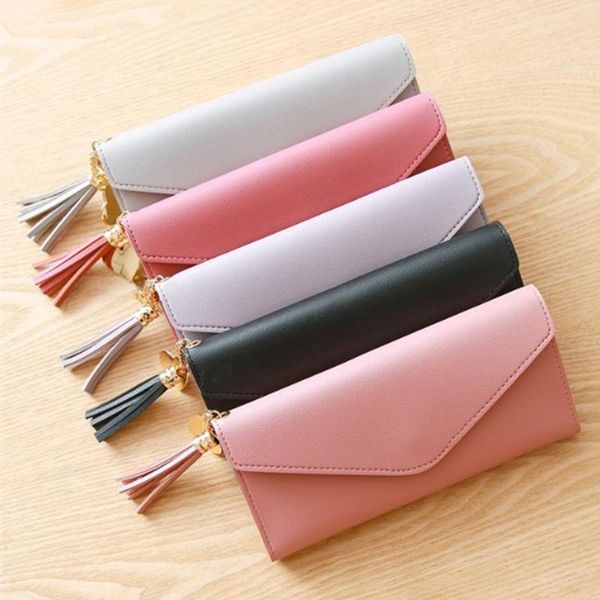 wallets fashion tassel women long wallet pu leather envelope design female purse money bag lady girls hand pouch, Red;black
wallets fashion tassel women long wallet pu leather envelope design female purse money bag lady girls hand pouch, Red;black