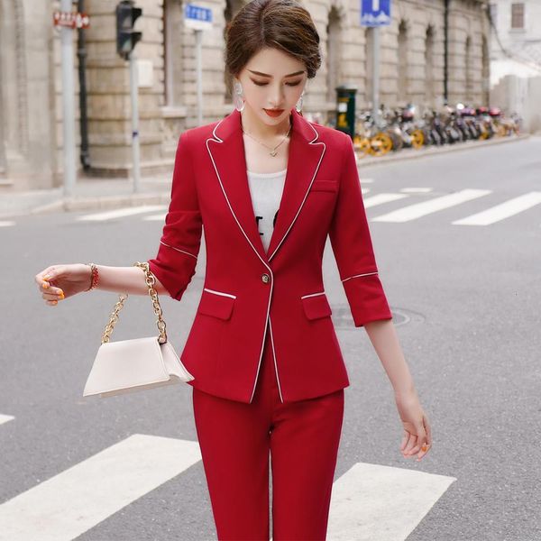 pant pink red green two girls'ensemble size s-5xl three-quarters blazer sleeve jacket with casual ladies' suit pants, White
pant pink red green two girls'ensemble size s-5xl three-quarters blazer sleeve jacket with casual ladies' suit pants, White