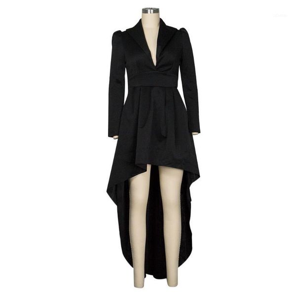 casual dresses women solid deep v neck asymmetrical club dress 2021 long sleeve high waist floor length sundress robe, Black;gray
casual dresses women solid deep v neck asymmetrical club dress 2021 long sleeve high waist floor length sundress robe, Black;gray