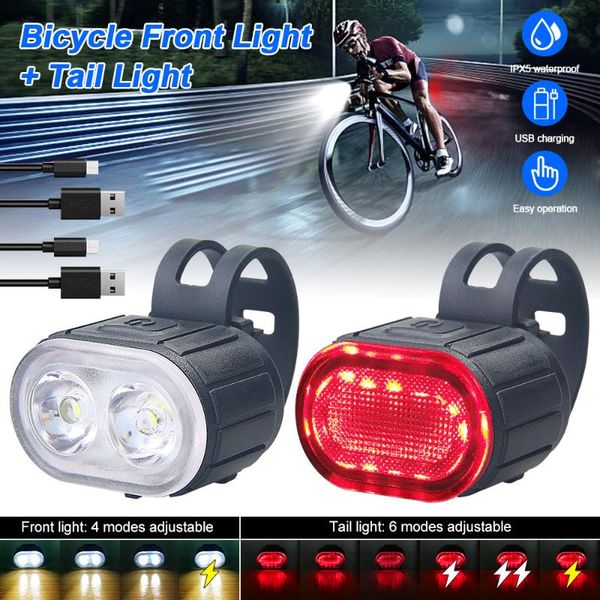 bike lights 2pcs led bicycle set front light head lamp usb mtb road headlight rechargeable cycling lantern
bike lights 2pcs led bicycle set front light head lamp usb mtb road headlight rechargeable cycling lantern