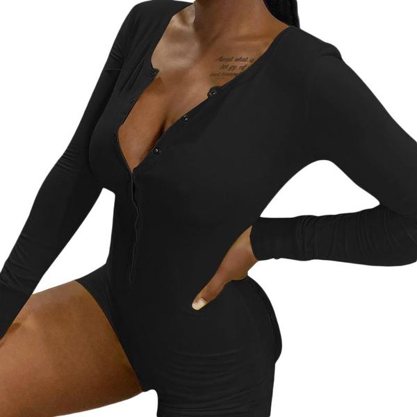 women's jumpsuits & rompers v-neck buttoned long sleeve jumpsuit casual tight niche embroidered strechy slim for spring fall, Black;white
women's jumpsuits & rompers v-neck buttoned long sleeve jumpsuit casual tight niche embroidered strechy slim for spring fall, Black;white