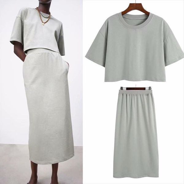 summer casual suits 2 womens tracksuits pieces sets za solid t shirts and skirts female sweet street clothing oyk2553, Gray
summer casual suits 2 womens tracksuits pieces sets za solid t shirts and skirts female sweet street clothing oyk2553, Gray