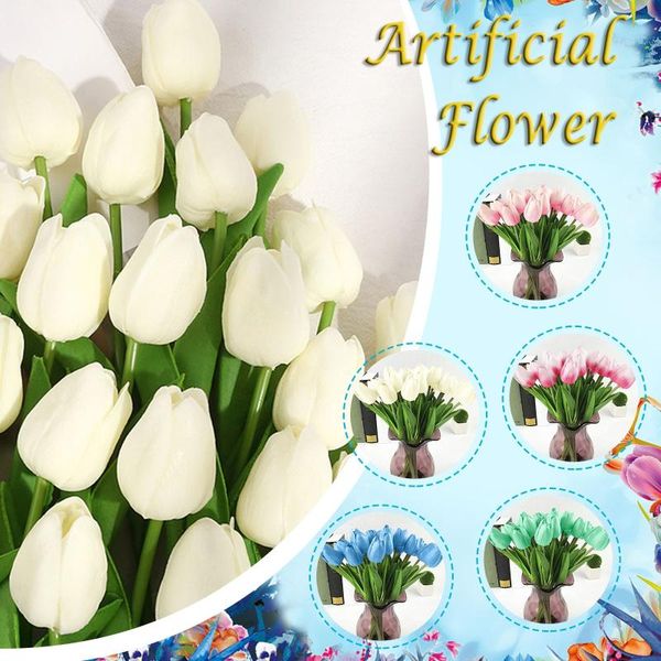 decorative flowers & wreaths 10pcs tulip artificial flower white real touch for home decoration fake tulips latex bouquet wedding garden dec
decorative flowers & wreaths 10pcs tulip artificial flower white real touch for home decoration fake tulips latex bouquet wedding garden dec