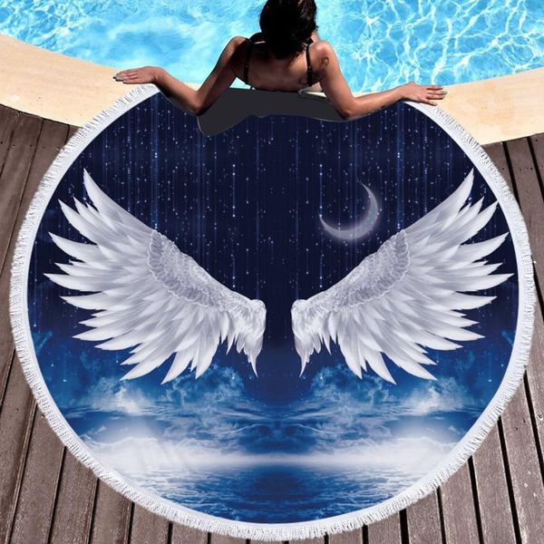 towel 3d angel wings printed microfiber round beach bath towels for adults kids yoga mat tassels blanket home decor
towel 3d angel wings printed microfiber round beach bath towels for adults kids yoga mat tassels blanket home decor