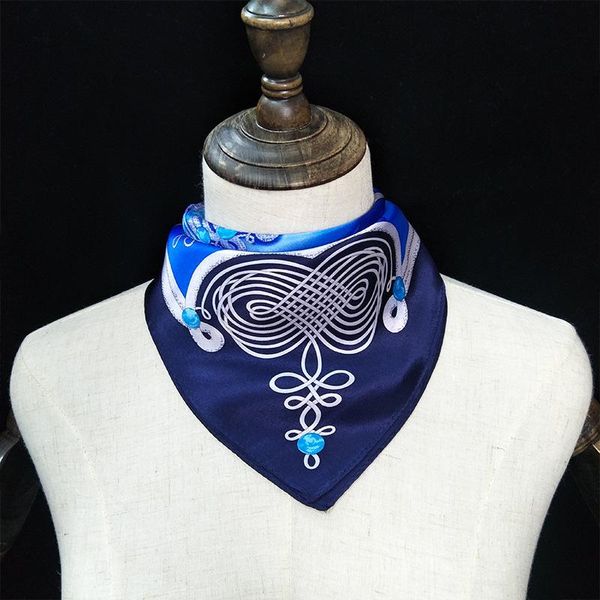scarves mulberry silk scarf women fashion printing knight wear multifunctional ladies ribbon headdress classic women's, Blue;gray
scarves mulberry silk scarf women fashion printing knight wear multifunctional ladies ribbon headdress classic women's, Blue;gray