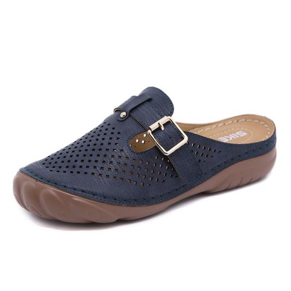sandals european and american slippers women's stitching casual lightweight metal buckle thick bottom toe cap, Black
sandals european and american slippers women's stitching casual lightweight metal buckle thick bottom toe cap, Black