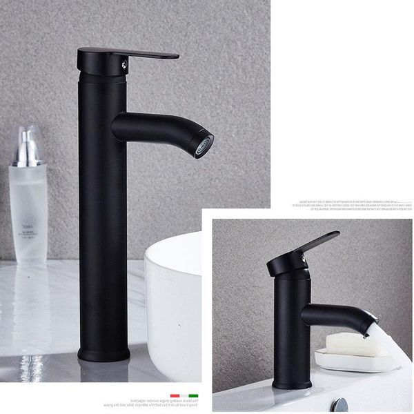 bathroom sink faucets basin faucet cold and black water mixer tap stainless steel deck mounted taps single handle
bathroom sink faucets basin faucet cold and black water mixer tap stainless steel deck mounted taps single handle