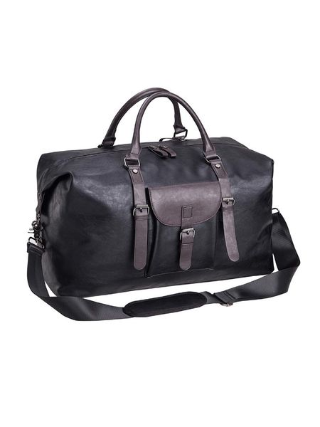 duffel bags oversized leather travel bag, weekender overnight bag waterproof tote for men or women-black
duffel bags oversized leather travel bag, weekender overnight bag waterproof tote for men or women-black