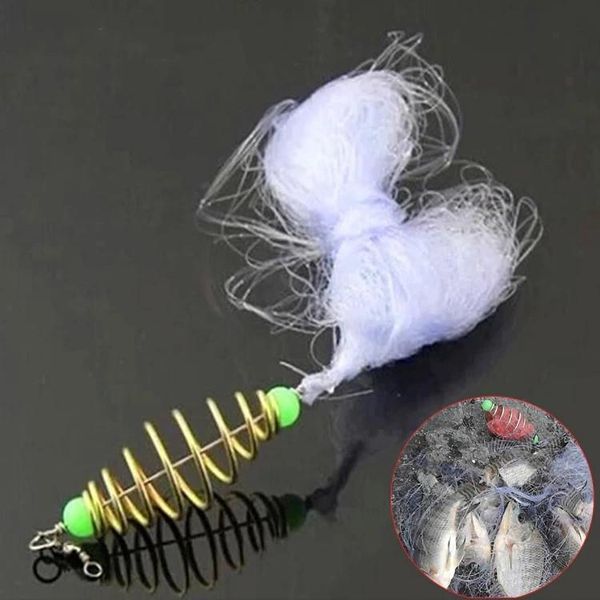 copper spring shoal fishing net with night luminous beads cage fishnet design netting tackle supplies accessories
copper spring shoal fishing net with night luminous beads cage fishnet design netting tackle supplies accessories