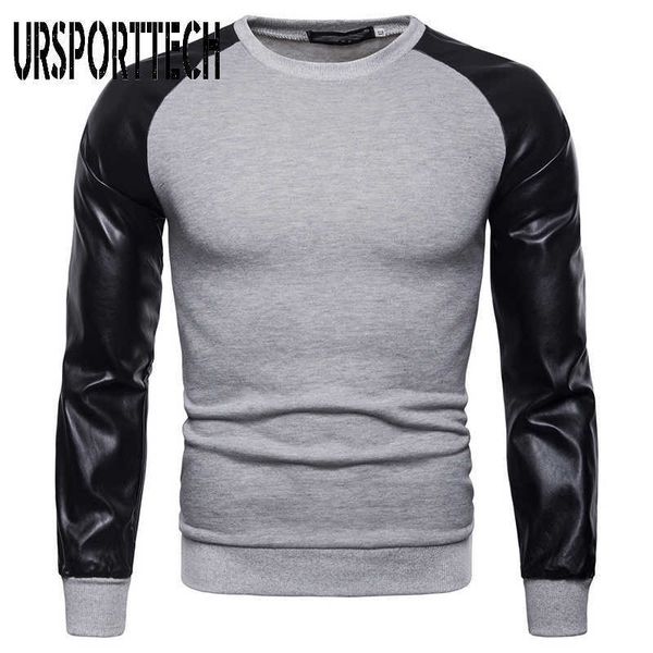 ursporttech brand sweatshirt mens pu leather patchwork hoodie fashion autumn long sleeve oversize pullover hoodie for men 210528, Black
ursporttech brand sweatshirt mens pu leather patchwork hoodie fashion autumn long sleeve oversize pullover hoodie for men 210528, Black