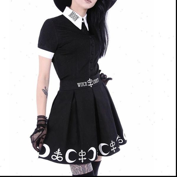 gothic two piece set halloween women tracksuits shirt skirt black letters moon printed suit womens outfits plus size s 5xl, Gray
gothic two piece set halloween women tracksuits shirt skirt black letters moon printed suit womens outfits plus size s 5xl, Gray