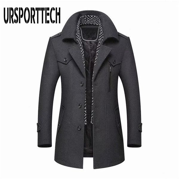 winter wool coat men fashion middle long scarf collar cotton-padded thick warm woolen coats male trench coat overcoat 211119, Black
winter wool coat men fashion middle long scarf collar cotton-padded thick warm woolen coats male trench coat overcoat 211119, Black