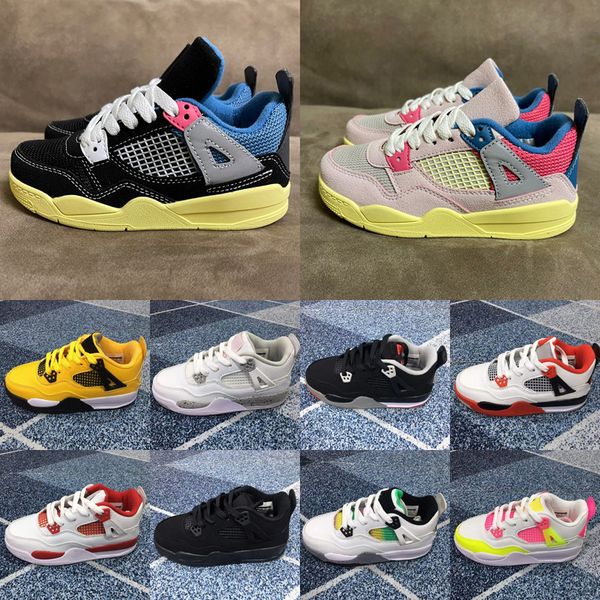 kids 4 bred white oreo university blue lightning basketball shoes 4s children boy girls black cat red thunder pure money sneakers toddlers b
kids 4 bred white oreo university blue lightning basketball shoes 4s children boy girls black cat red thunder pure money sneakers toddlers b