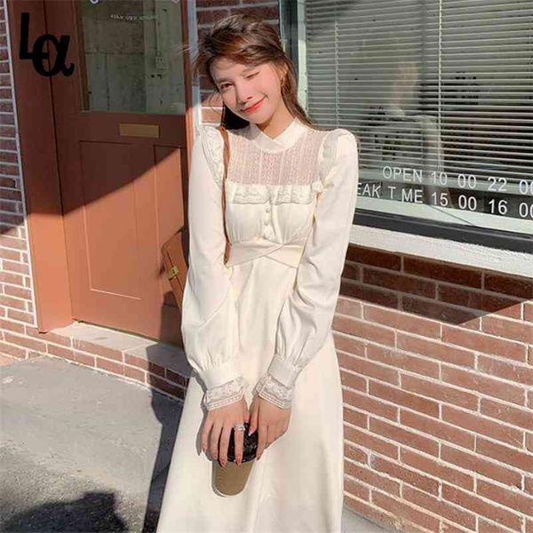 spring fairy dress women elegant lace patchwork sweet party midi hollow out high street korean kawaii 210519, Black;gray
spring fairy dress women elegant lace patchwork sweet party midi hollow out high street korean kawaii 210519, Black;gray