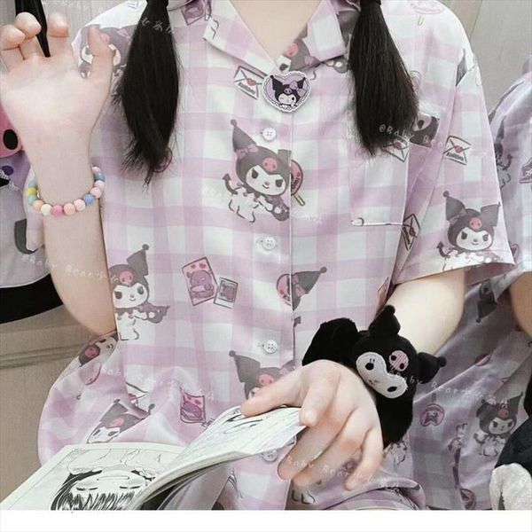 cartoon print laurel dog womens sleepwears pajama sets summer cute japanese sweet fresh soft girl home service student two piece, Black;red
cartoon print laurel dog womens sleepwears pajama sets summer cute japanese sweet fresh soft girl home service student two piece, Black;red