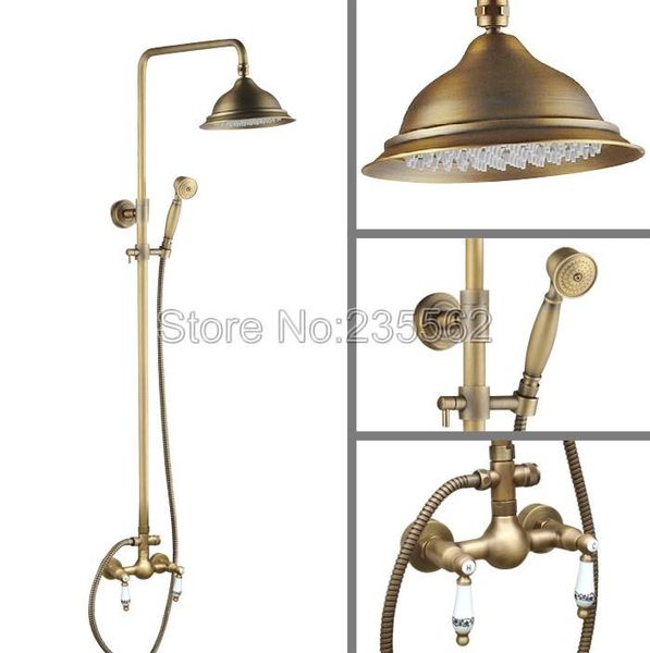 antique brass wall mounted rainfall shower heads mixer tap bathroom rain faucet set dual ceramic handle lan101 sets
antique brass wall mounted rainfall shower heads mixer tap bathroom rain faucet set dual ceramic handle lan101 sets
