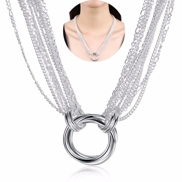 pendant necklaces multi-layer rolo chain three round necklace lady beautiful silver plated jewelry noble women fashion brand long
pendant necklaces multi-layer rolo chain three round necklace lady beautiful silver plated jewelry noble women fashion brand long