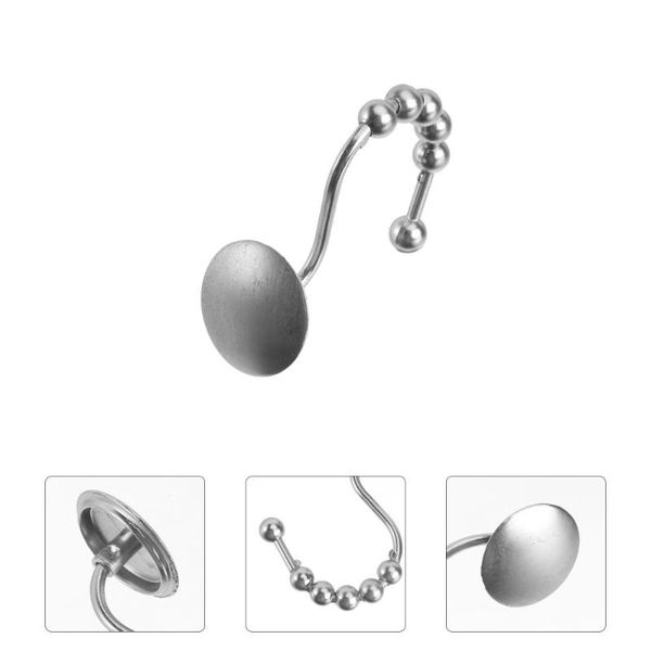 10pcs practical curtain hooks shower clips zinc alloy other home decor