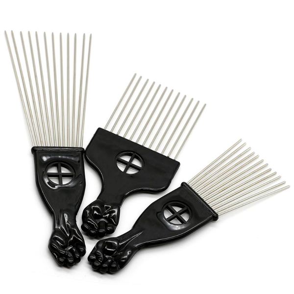 hair brushes 3 sizes stainless steel fork pin comb african hairstyling metal in strong design afro for kinky, Silver
hair brushes 3 sizes stainless steel fork pin comb african hairstyling metal in strong design afro for kinky, Silver