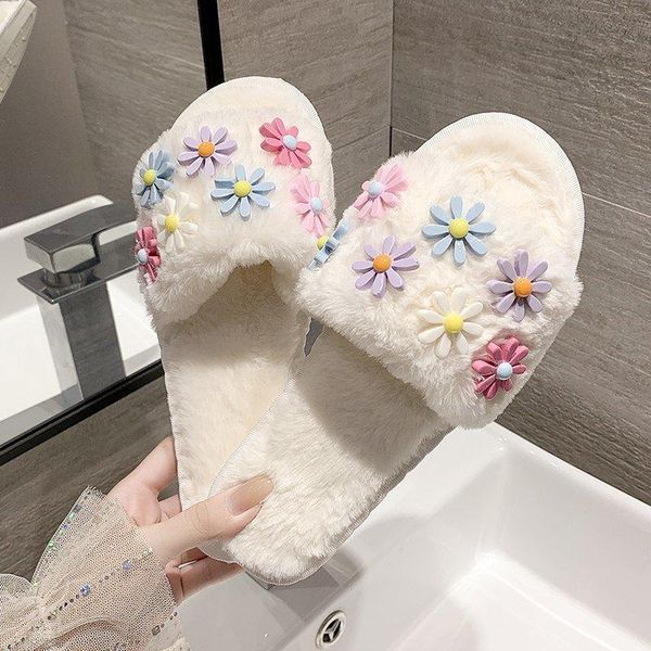 women slippers winter warm shoes woman slip on flats slides home female faux fur comfortable non plus size 36-41, Black
women slippers winter warm shoes woman slip on flats slides home female faux fur comfortable non plus size 36-41, Black
