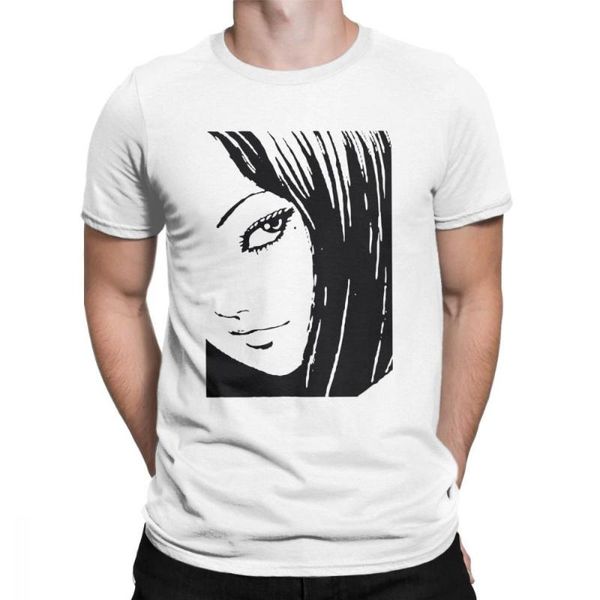 men's t-shirts junji ito t-shirt men tomie japanese kago manga horror harajuku pure cotton tee shirt short sleeve t shirts printed, White;black
men's t-shirts junji ito t-shirt men tomie japanese kago manga horror harajuku pure cotton tee shirt short sleeve t shirts printed, White;black