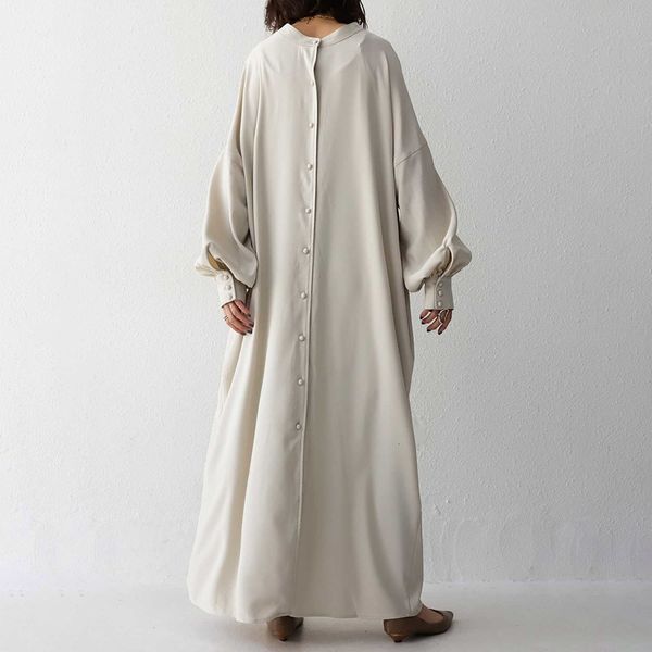casual dresses women long dress sleeve solid color female lantern button elegant ladies robes japan style 4r0t, Black;gray
casual dresses women long dress sleeve solid color female lantern button elegant ladies robes japan style 4r0t, Black;gray