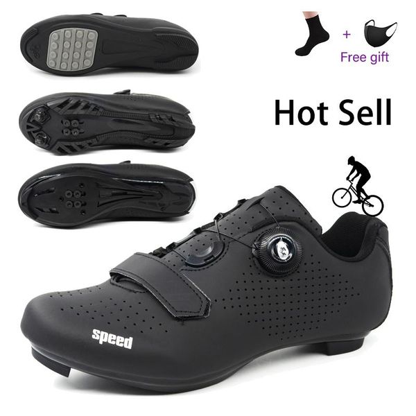 cycling shoes speed men's road king mtb bike sports lock sneakers hitting mountain non-slip trend 36-47 footwear, Black
cycling shoes speed men's road king mtb bike sports lock sneakers hitting mountain non-slip trend 36-47 footwear, Black