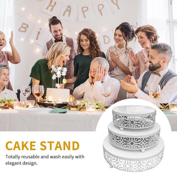 other bakeware 3pc wrought iron cake display stand golden wedding table dessert hollow decoration rack european style
other bakeware 3pc wrought iron cake display stand golden wedding table dessert hollow decoration rack european style