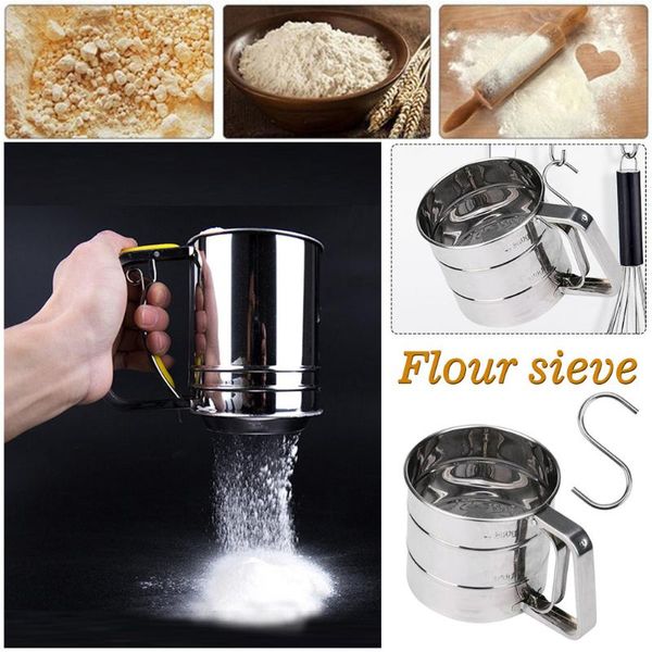 baking & pastry tools stainless steel flour sifter powdered for cakes decorating sieve cup handheld
baking & pastry tools stainless steel flour sifter powdered for cakes decorating sieve cup handheld
