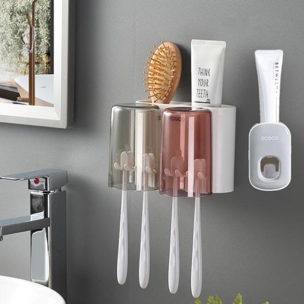 toothbrush holders colorful holder punch-mouthwash cup bathroom wall-mounted storage box toothpaste squeezer set
toothbrush holders colorful holder punch-mouthwash cup bathroom wall-mounted storage box toothpaste squeezer set