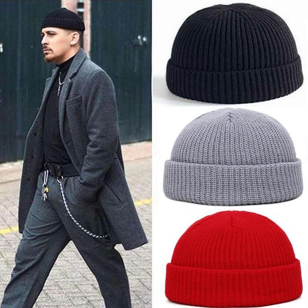 fashion winter warm men's knitted skullcap casual cuff brimless hip hop hat short beanie hats outdoor, Black;white
fashion winter warm men's knitted skullcap casual cuff brimless hip hop hat short beanie hats outdoor, Black;white