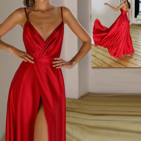 party dresses red prom 2021 v-neck spaghetti strap high split evening dress, White;black
party dresses red prom 2021 v-neck spaghetti strap high split evening dress, White;black