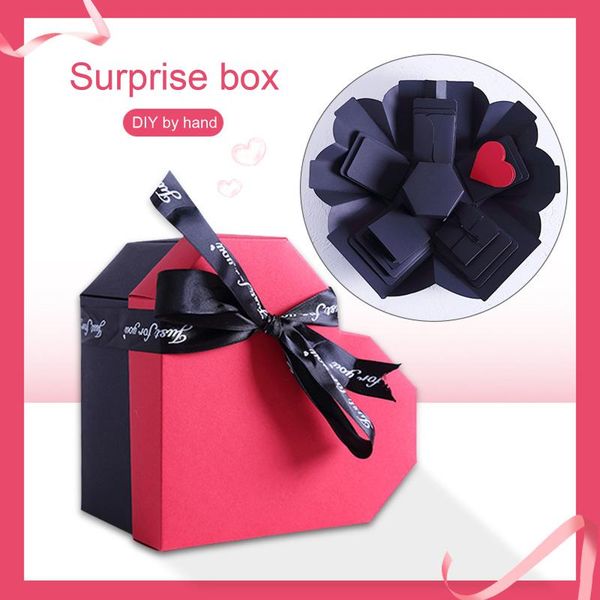creative valentine's day gift box diy heart-shaped explosion handmade po exploding wrap
creative valentine's day gift box diy heart-shaped explosion handmade po exploding wrap