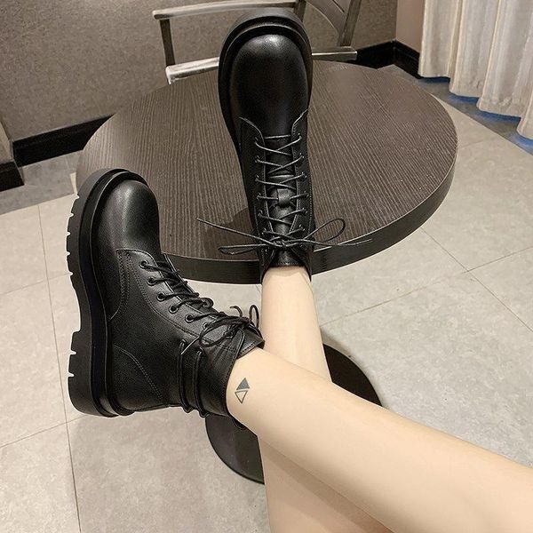 boots women british style autumn and winter cotton 2021 lace-up latest fashion shoes rubber sole botas de mujer, Black
boots women british style autumn and winter cotton 2021 lace-up latest fashion shoes rubber sole botas de mujer, Black