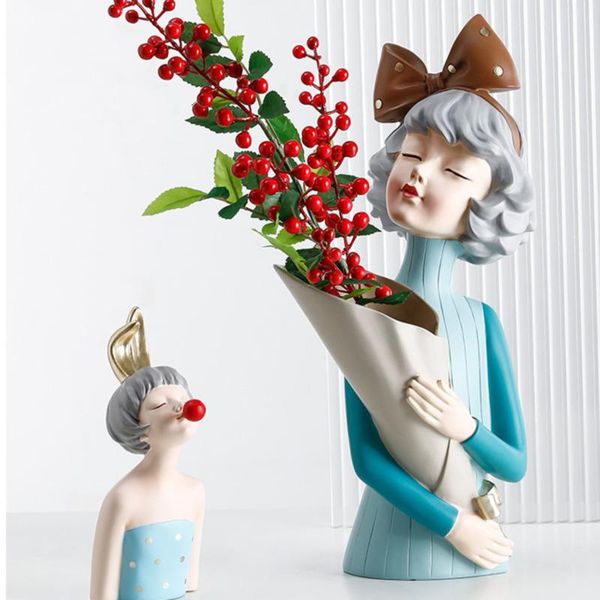 modern bowknot girl vase resin ornaments home livingroom flower pot figurines crafts deskfake sculpture decoration vases
modern bowknot girl vase resin ornaments home livingroom flower pot figurines crafts deskfake sculpture decoration vases