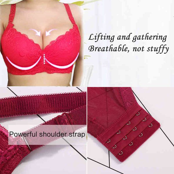 plus size bra ultrathin lace bralette for woman racerback push up cotton brassiere underwire c d e cup bras underwear 105e, Red;black
plus size bra ultrathin lace bralette for woman racerback push up cotton brassiere underwire c d e cup bras underwear 105e, Red;black
