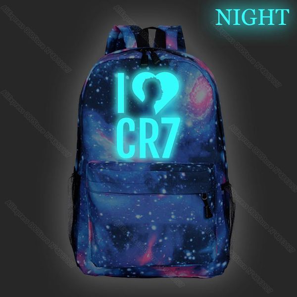 backpack cristiano ronaldo cr7 luminous bags school fashion night glow schoolbag teens bag for kids
backpack cristiano ronaldo cr7 luminous bags school fashion night glow schoolbag teens bag for kids