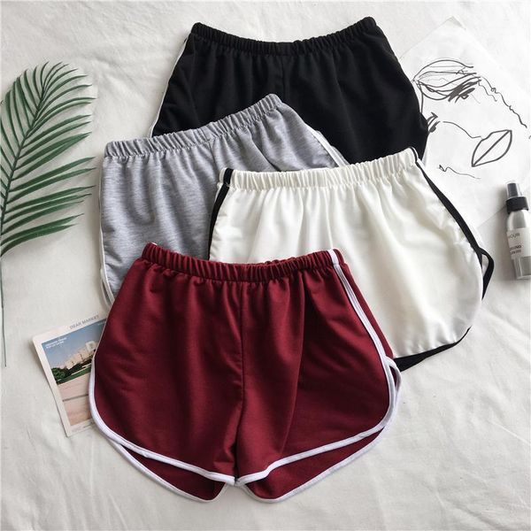 women casual shorts patchwork fitness workout tight summer feminino elastic beach loose slim femme, White;black
women casual shorts patchwork fitness workout tight summer feminino elastic beach loose slim femme, White;black