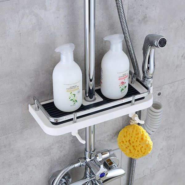 bathroom storage & organization shower rack detachable lift tray punch toilet