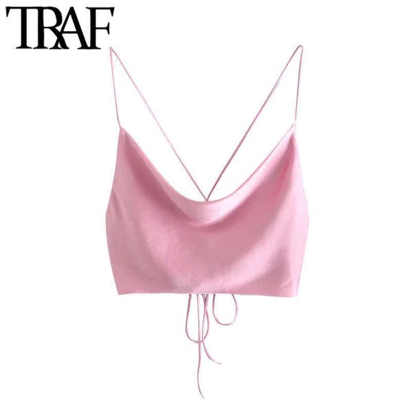 traf women fashion with tied soft touch cropped tank vintage backless cross thin straps female camis mujer 210616, White
traf women fashion with tied soft touch cropped tank vintage backless cross thin straps female camis mujer 210616, White