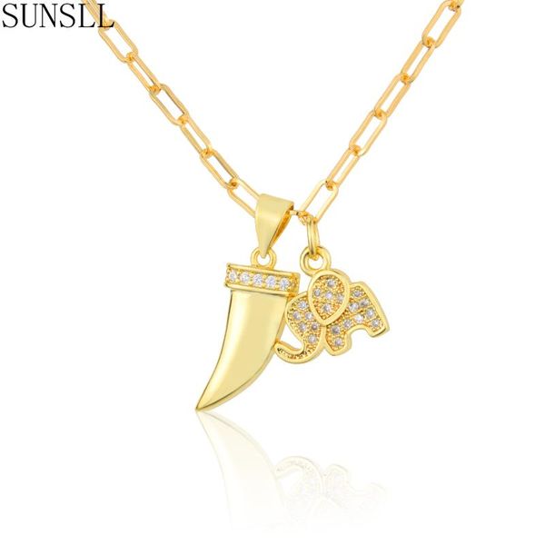 arrival trendy jewelry gold copper elephant white cubic zirconia combination tag necklace for women winter gift pendant necklaces, Silver
arrival trendy jewelry gold copper elephant white cubic zirconia combination tag necklace for women winter gift pendant necklaces, Silver
