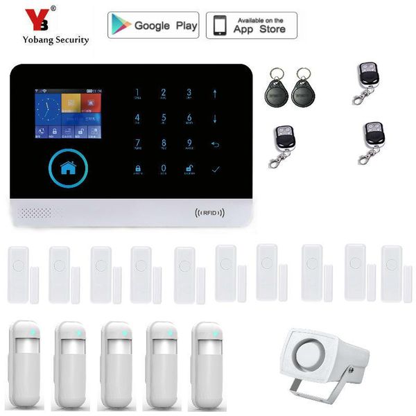 yobang security alarm systems home app control wifi with pir detector voice kit
yobang security alarm systems home app control wifi with pir detector voice kit