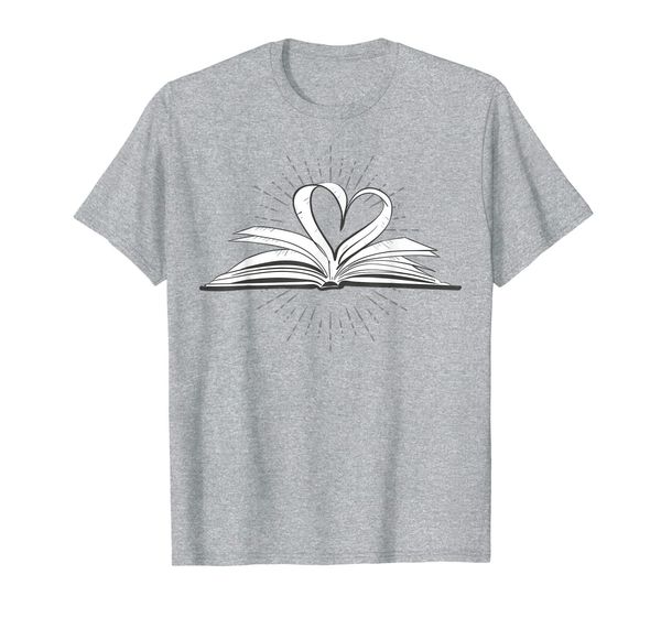 i love books gift t-shirt for reading fans book lovers, White;black
i love books gift t-shirt for reading fans book lovers, White;black