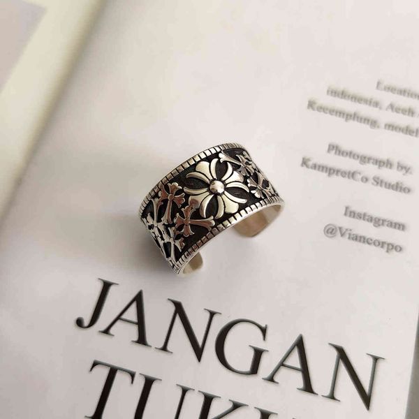 chaozhou 925 sterling cross opening, crotalon silver ring, korean wide version, Red;brown
chaozhou 925 sterling cross opening, crotalon silver ring, korean wide version, Red;brown